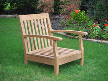 Load image into Gallery viewer, teak chair deep seating outdoor living patio furniture
