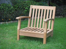 Load image into Gallery viewer, teak chair deep seating outdoor living patio furniture