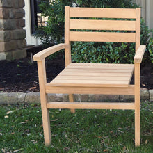 Load image into Gallery viewer, Teak patio chair
