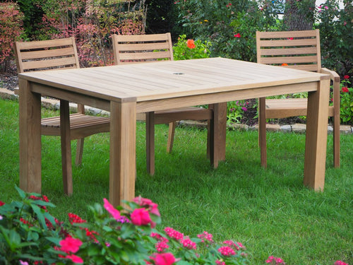 teak table outdoor living patio furniture