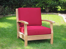 Load image into Gallery viewer, teak chair deep seating outdoor living patio furniture